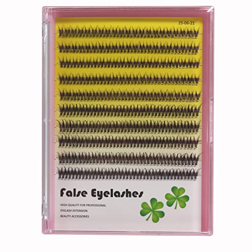 Vayator 8+10mm Mixed Black False Eyelash Extensions - Soft & Natural