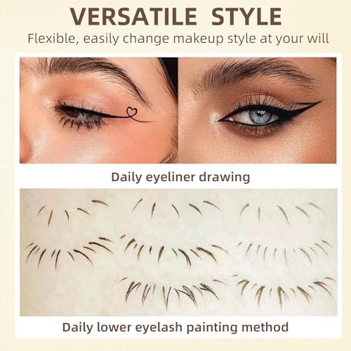 Noerrors Waterproof Lower Eyelash Eyeliner Set - Black & Brown