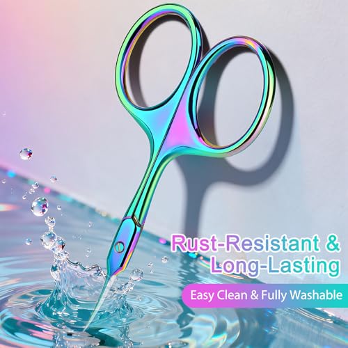 Wgbon Curved Cuticle Scissors - Extra Fine Tip Nail Grooming Tool