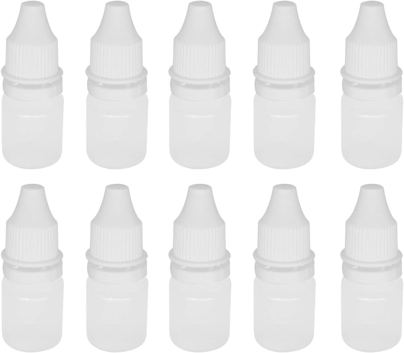 10 Pack 10ml Plastic Eye Liquid Dropper Bottles - Perfect for Essential Oils & DIY Projects