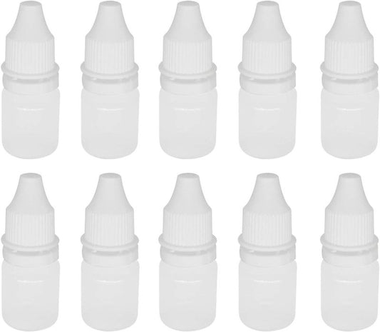 10 Pack 10ml Plastic Eye Liquid Dropper Bottles - Perfect for Essential Oils & DIY Projects
