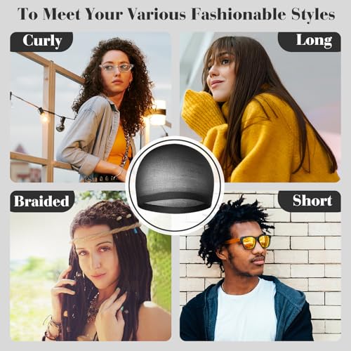 12 Pack Black Wig Caps - Ultra-Thin Mesh for Comfort & Style