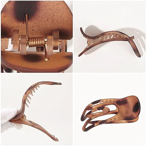 4PCS French Hair Clips - Curved Alligator Claw Clips for Women