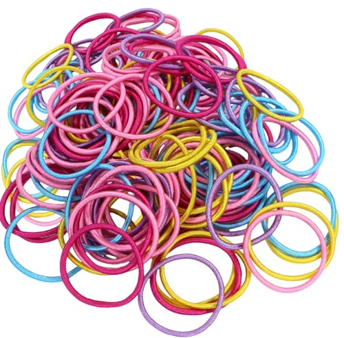 MaryLavender 200-Pack Small Seamless Hair Ties for Girls Women - Color 3