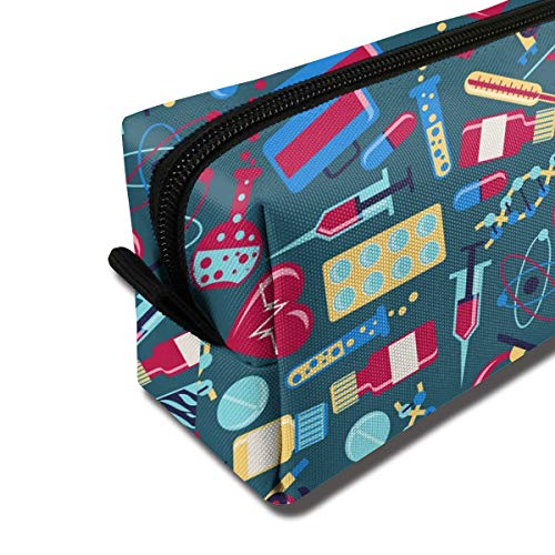 YISHOW Portable Travel Makeup Bag - Water-Resistant Cosmetic Organizer Pouch