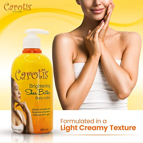 Carotis Skin Brightening Body Lotion with Shea Butter & Arbutin - 17.6 fl oz