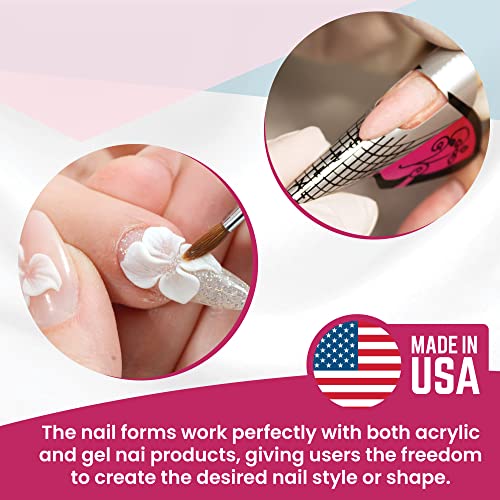 Mia Secret Multistilo Nail Forms - 500 PCS Sculpting Guide Stickers