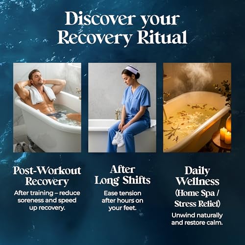 Aromasong Lavender Muscle Recovery Bath Soak 14 oz - Post-Workout Pain Relief