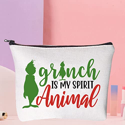 WZMPA Green Monster Makeup Bag 23x17cm - Grin Spirit Animal