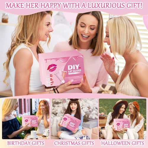 Jcoos DIY Lip Gloss Making Kit – All-in-One Craft Set for Beginners