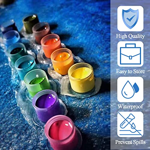 Yangna 300pcs Tattoo Ink Cups Set Mixed Sizes #11/#14/#17mm with Sturdy Base for Artists & Beginners