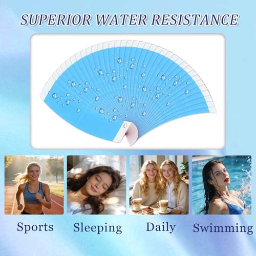 64pcs Lace Wig Tape - Waterproof Double-Sided Adhesive for Hair Extensions
