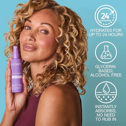 Hempz Magnesium Body Spray - Serene Waters, 3.4 fl. oz. Hydrating Mist