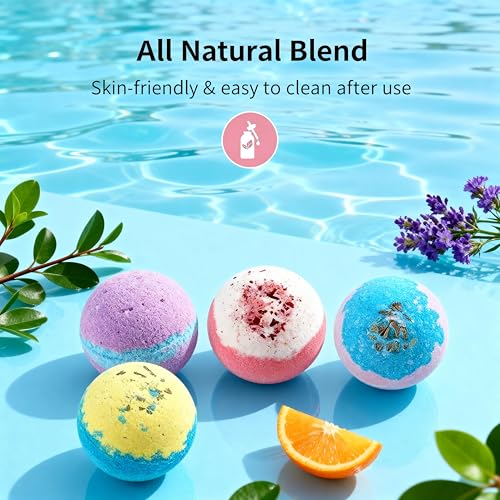 Nododugs Bath Bombs Gift Set for Women & Kids - 12 Organic Scents