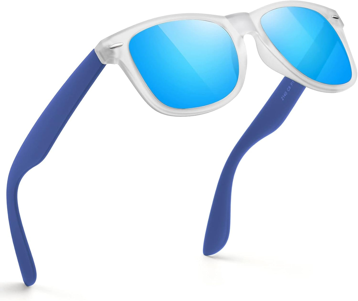 Polarized Sunglasses for Men & Women - Black Retro UV Protection for Driving & Fishing