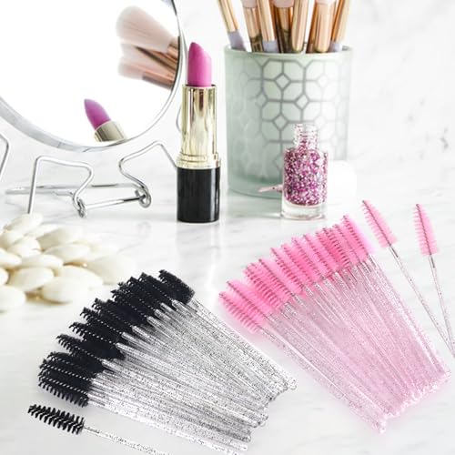 200 Disposable Mascara Wands - Eyelash Spoolies for Makeup