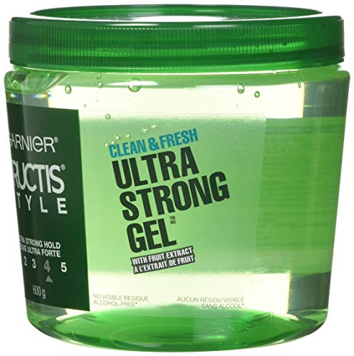 Garnier Fructis Ultra Strong Hold Hair Gel - No Residue, 21.2oz