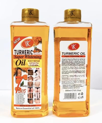 10.15 Fl Oz Turmeric Face & Body Moisturizer Anti-Aging Brightening Skin Oil