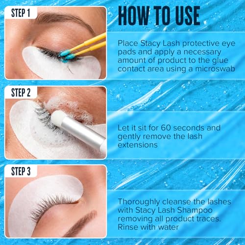 STACY LASH Eyelash Extension Glue Remover - 60 Sec Fast Action (15ml)