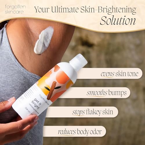 Exfoliating Glycolic Acid Body Scrub - Brighten Dark Spots 8 oz