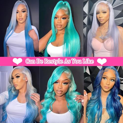 LETMIEO 30 Inch 613 Lace Front Wig Human Hair Blonde 13X6 HD Transparent Lace Front Wigs Human Hair 180% Density Blonde Glueless Wigs 613 HD Straight Lace Frontal Wig Pre Plucked