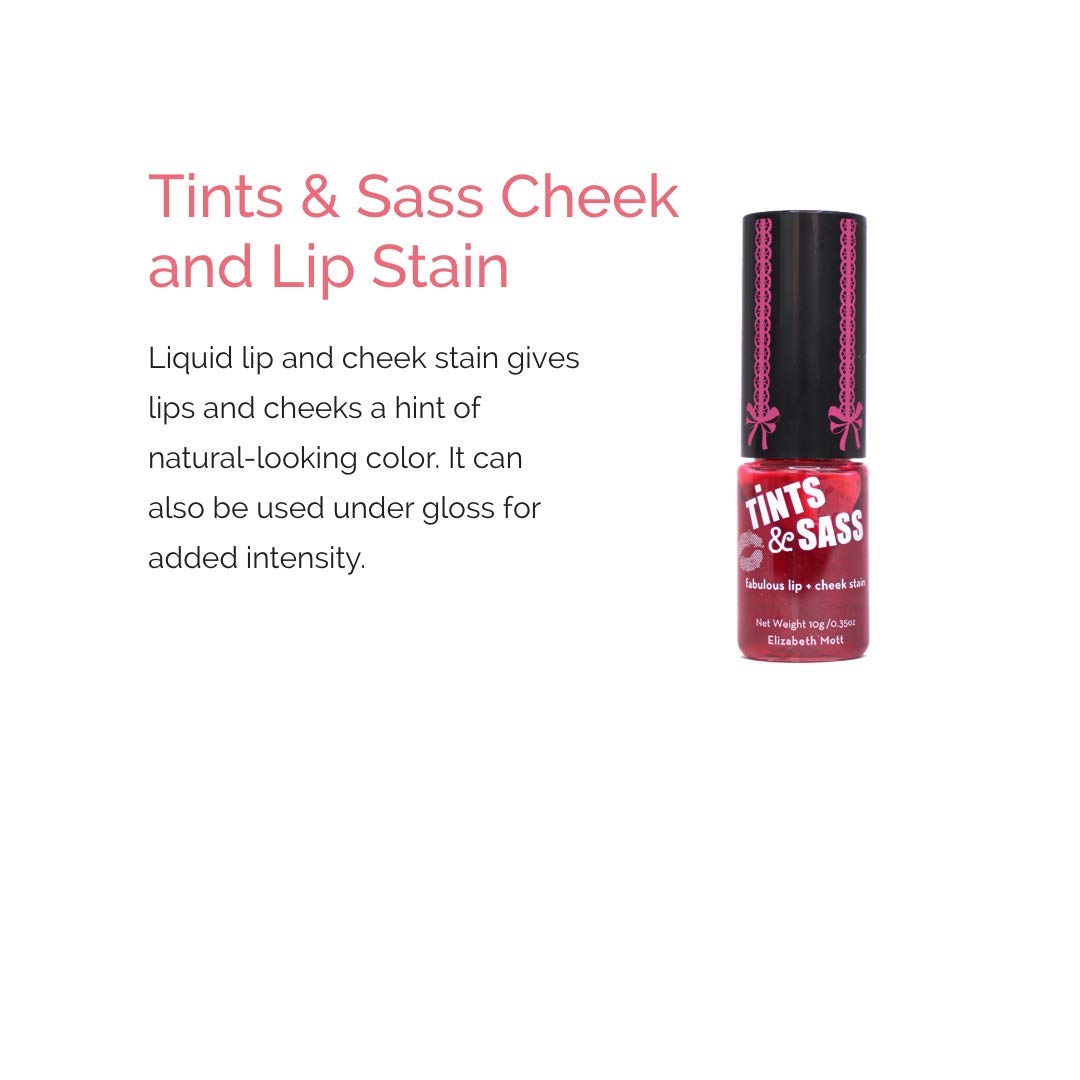 Elizabeth Mott Tints & Sass Lip and Cheek Stain, 10g