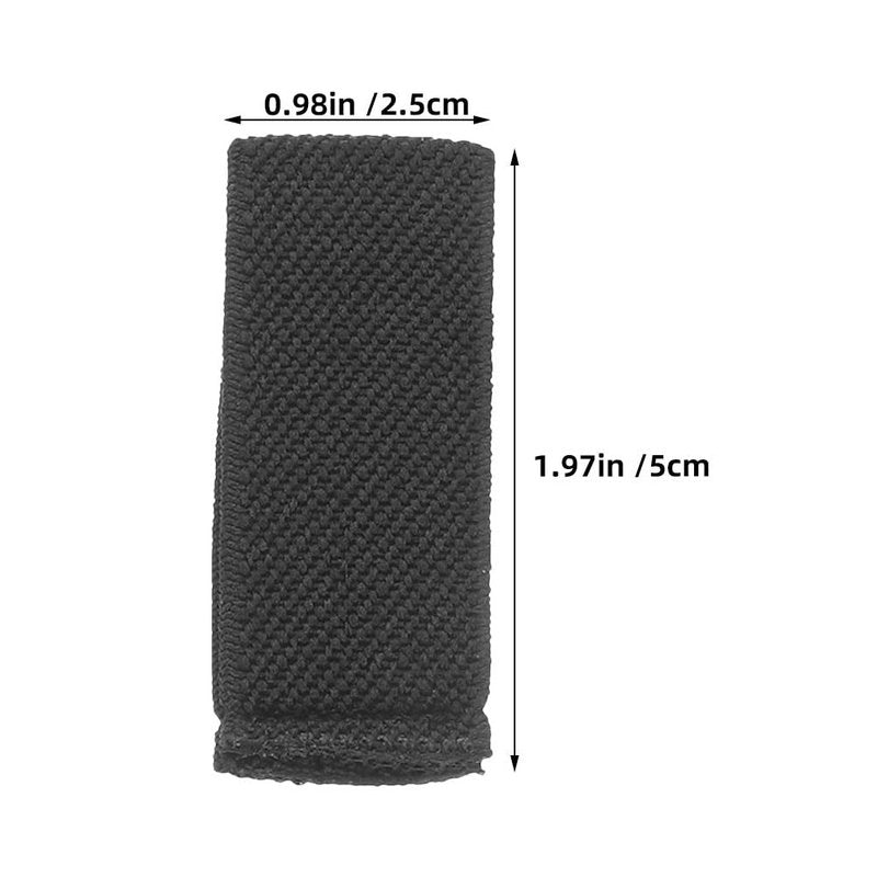 POPETPOP 8Pcs Elastic Belt Keepers for Men Heavy Duty Belt Accessories Soft Strap Retainer Loop for Duty and Casual Belts