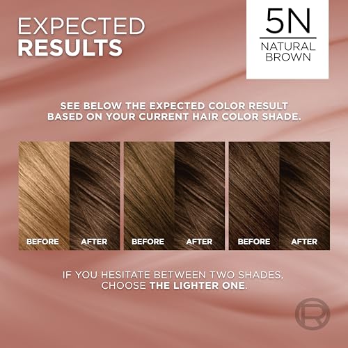 L'Oreal Paris Excellence Universal Nudes 5N Natural Brown Hair Color Kit