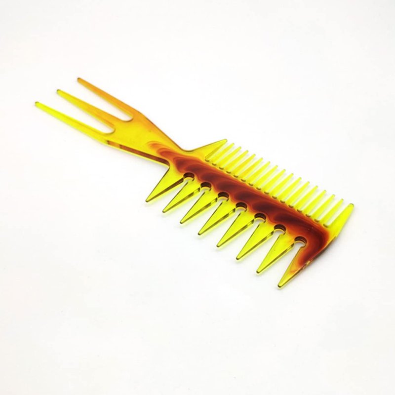 Oil Hairstyle Comb for Men 8.26 Inch Wide Tooth Hair Styling Comb with Scalp Massage Lightweight Salon Tool for Slicked-Back and Pomade Hairstyles 2 Pack
