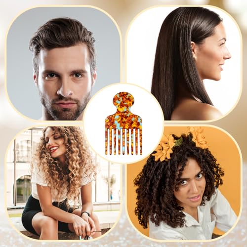 Curly Hair Pick Comb - Wide Tooth Detangling Tool for Women