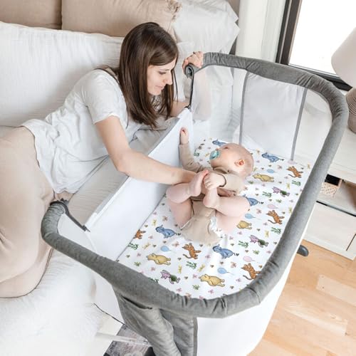 Winnie Bassinet Sheet - Soft Fitted Crib Sheet for Babies, 32x16 Inch