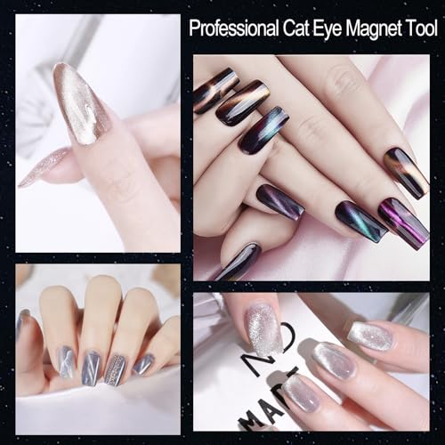 3-in-1 Cat Eye Nail Magnet Tool Set for Nail Art Design