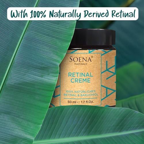Soena Retinal Face Cream with Bakuchiol & Hyaluronic Acid - Anti-Aging
