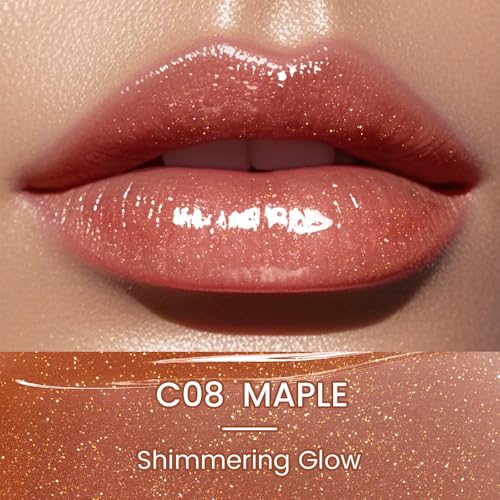 Catkin Glossy Lip Balm C08 Maple Shimmer Ultra Hydrating Lip Tint & Plumper