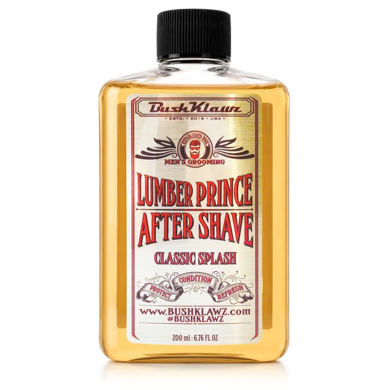 BushKlawz Lumber Aftershave Splash with Witch Hazel - 200ml
