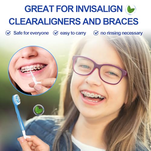Disposable Travel Toothbrush Mix 5 Flavors, 26 pcs - Portable Oral Care Kit