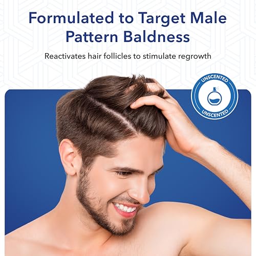 Hair Regen Liquid Minoxidil for Men 5% ? Advanced Topical Solution for Regrowth ? Growth Treatment for Men Hair Loss 6-Pack as 6-Month Supply Kit