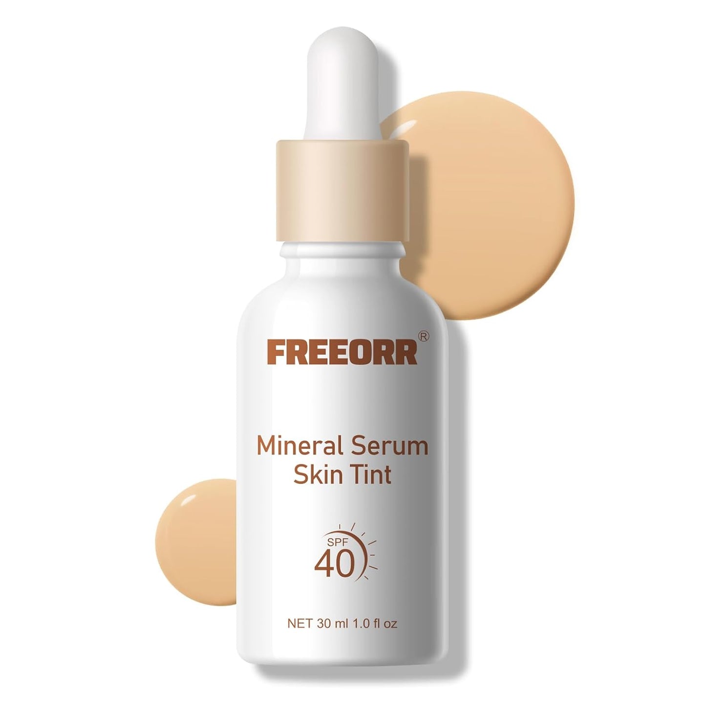 KYDA SPF 40 Color Changing Foundation - Mineral Serum Skin Tint for Mature Skin | Mirage Shade Adjusting Makeup