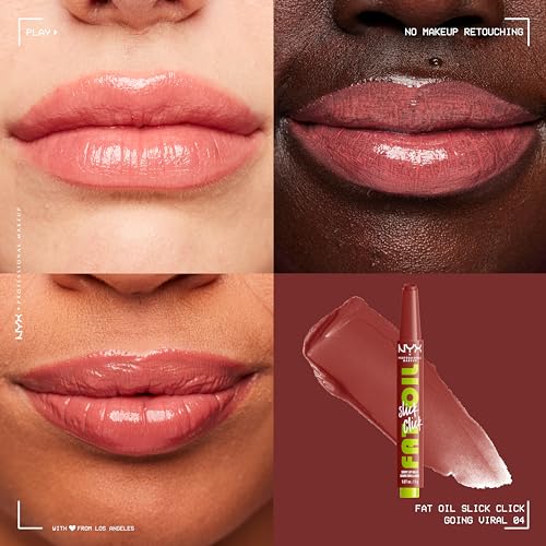 NYX Fat Oil Lip Balm - Lightweight, Buildable Vegan Lip Color