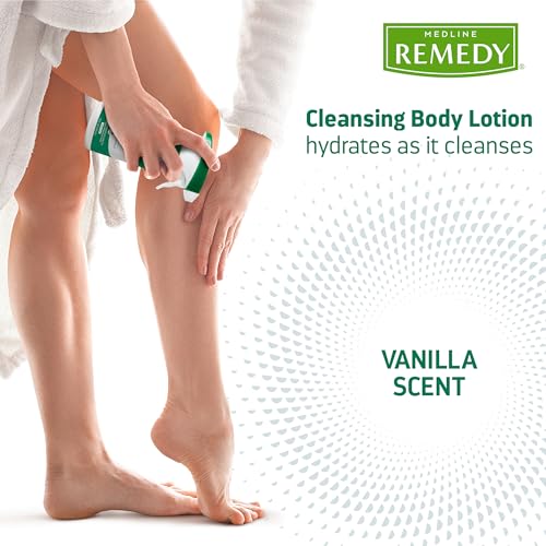 Medline Remedy No-Rinse Cleansing Body Lotion Spray - 8 Oz