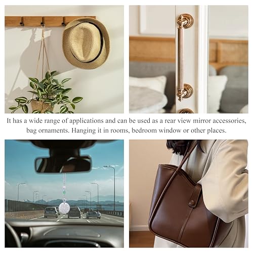 Crystal Rear View Mirror Charm for Best Friend Gifts