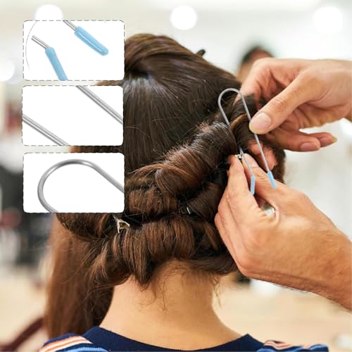 20-Pack Stainless Steel Hot Curler Clips Replacement Kit for 0.75 Inch Rollers - Durable & Reusable