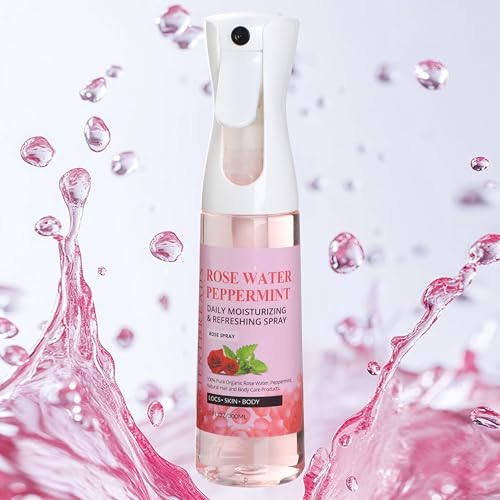Orientdreads Rose Water & Glycerin Hair Scalp Moisturizing Mist - 10 oz