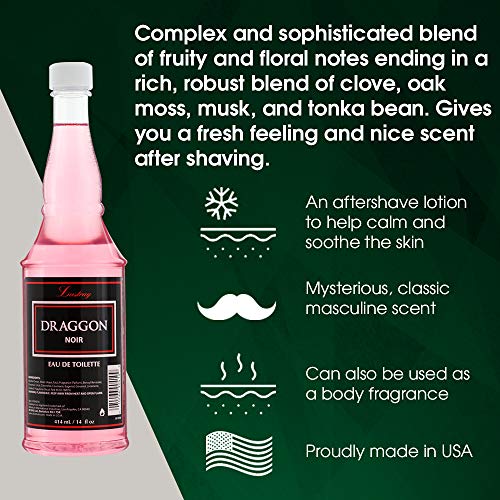 Clubman Lustray Draggon Noir After Shave Lotion - 14 fl oz