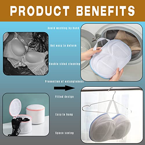 Bra Laundry Bags for Washing Machine - 2 Pack Lingerie Bags
