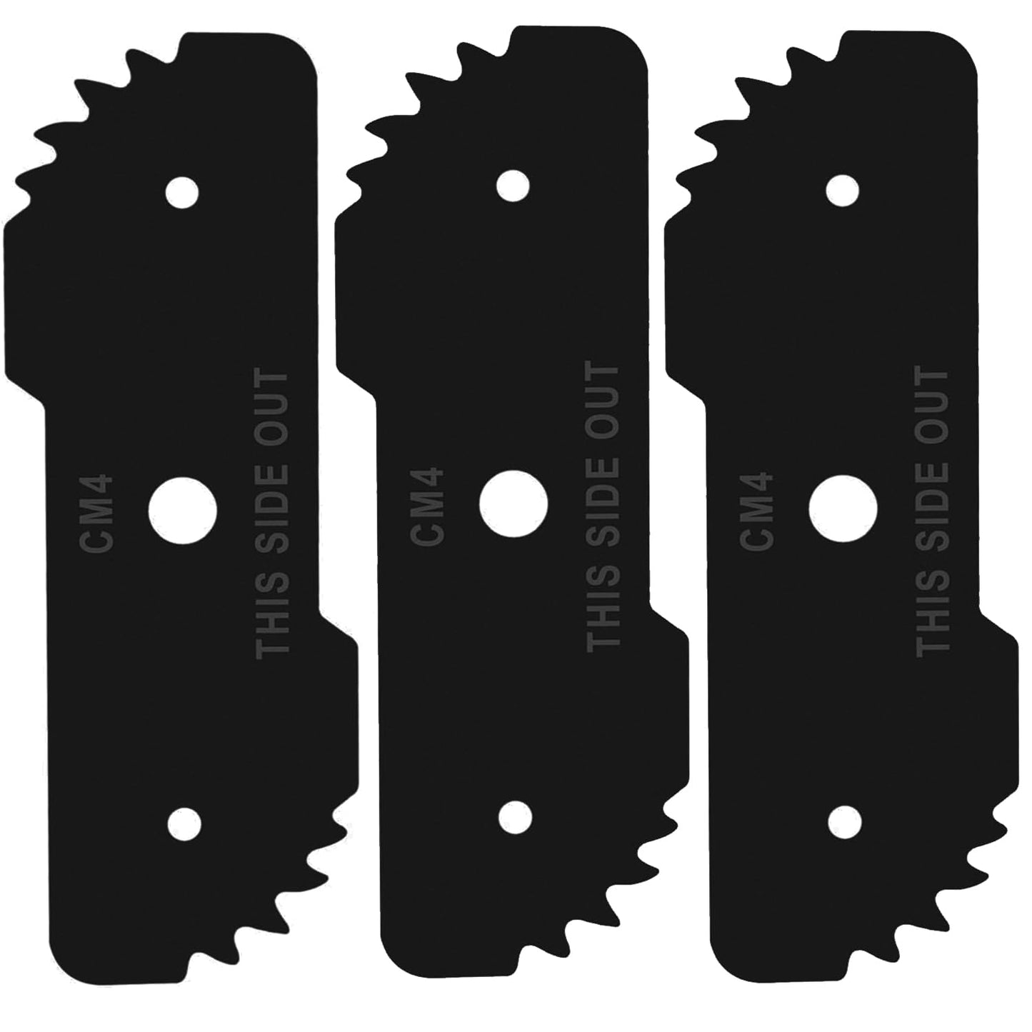 Adozsb 243801-02 Edger Blade Compatible with Black & Decker LE750, LE710, LE760 Lawn Edger Craftsman Model CMEED400 243801-00, 243797-00, 40-519 EH1000 Type 5 12 AMP Edge Hog Edger (Pack of 3)