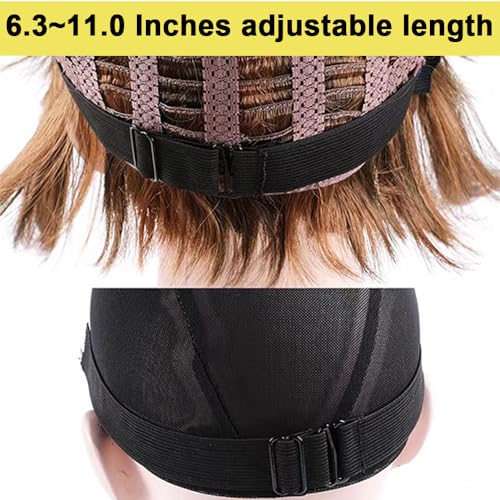 GELXGRIT 3-Pack Adjustable Elastic Wig Bands Non-Slip Hair Strap for Wig Making