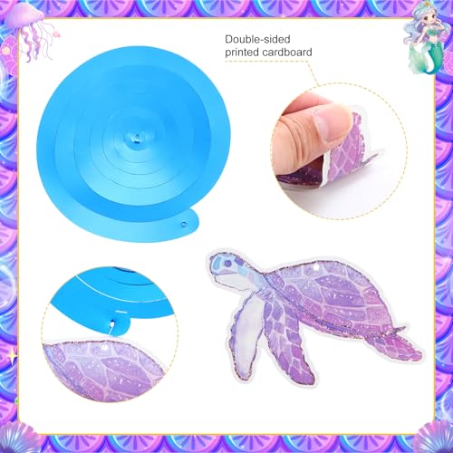 Mermaid Birthday Decorations Kit - Banner, Balloons & Centerpieces