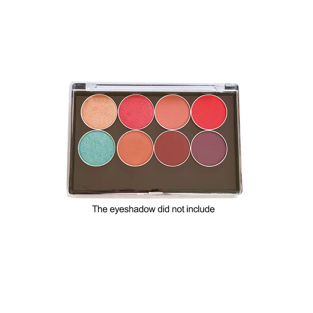 UDTIP Small Size Empty Magnetic Clear Eyeshadow Light Weight Makeup Palette- Traveling, Depotting palette 4.76 x 3.11