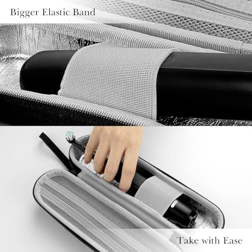 Linkidea Hard Shell Electric Toothbrush Travel Case for Oral-B and Sonicare